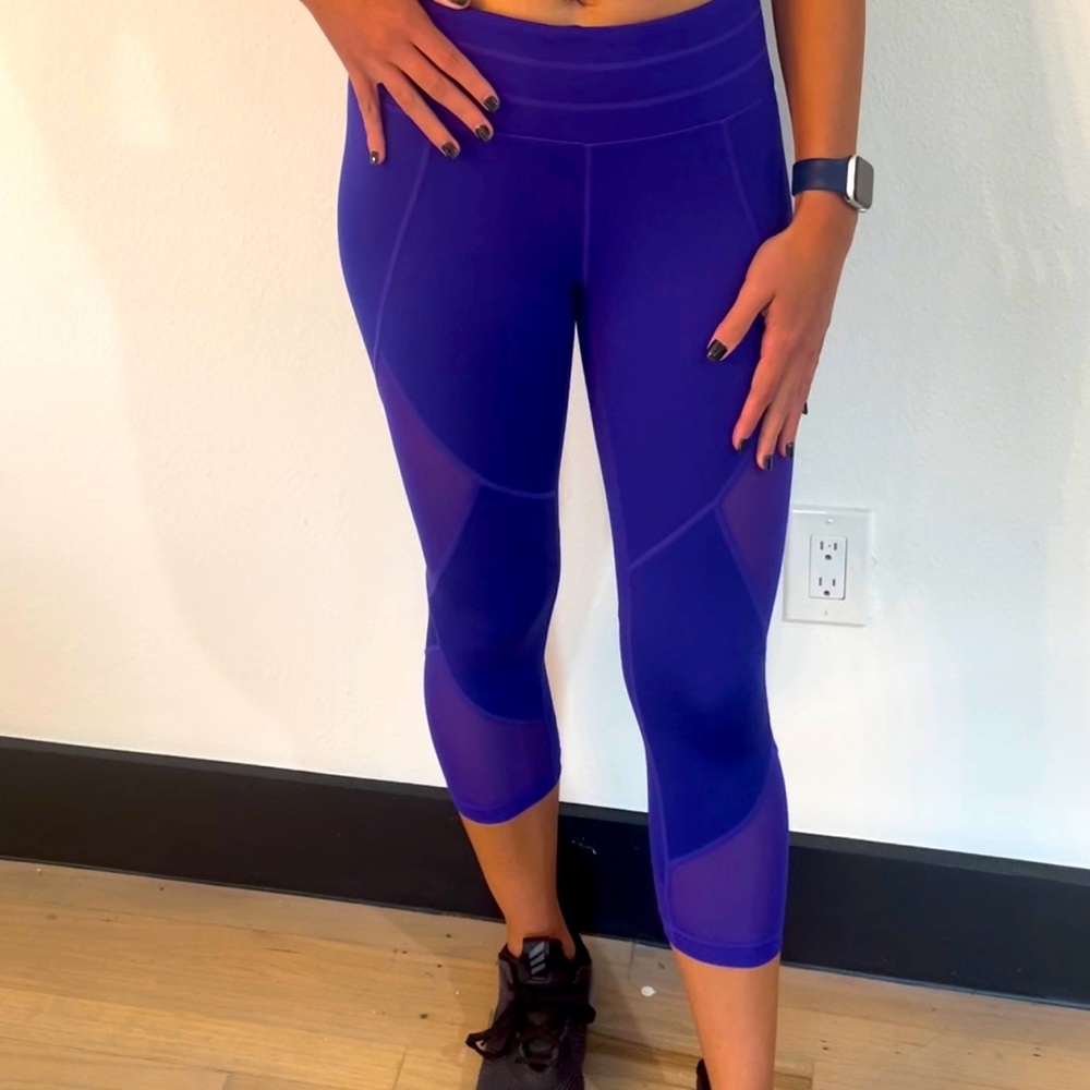 Royal Blue Athleta Workout Leggings